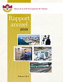 Rapport annuel 2018 volume 1