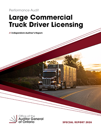 Large Commercial Truck Driver Licensing