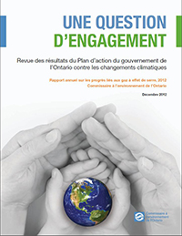 Rapport annuel sur les progrès liés aux gaz à effet de serre, 2012