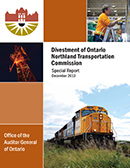 Special Report on Divestment of Ontario Northland Transportation Commission